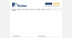 Desktop Screenshot of fischer-plastic.de
