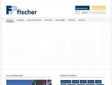 Tablet Screenshot of fischer-plastic.de